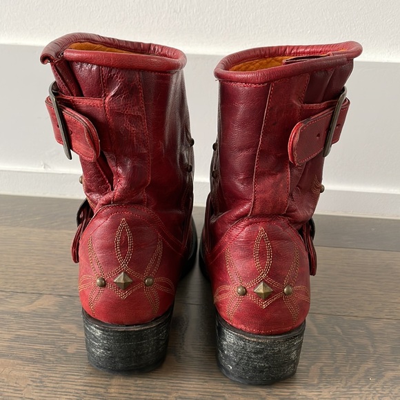 OLD GRINGO red biker boots - Picture 2 of 7
